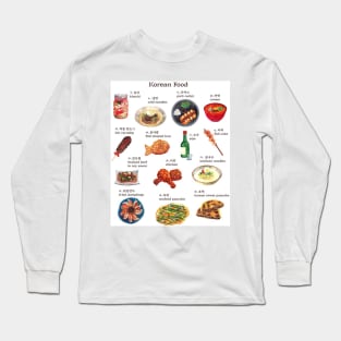 Korean Food Long Sleeve T-Shirt